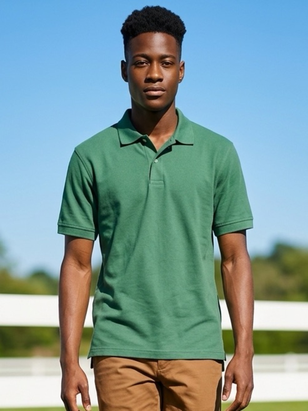 NWT Rivers End Men’s Green Polo Shirt - Size Small